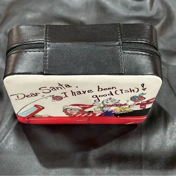 Brighton Dear Santa I have been good (ish) Jewelry Box Travel Case - Picture 5 of 16